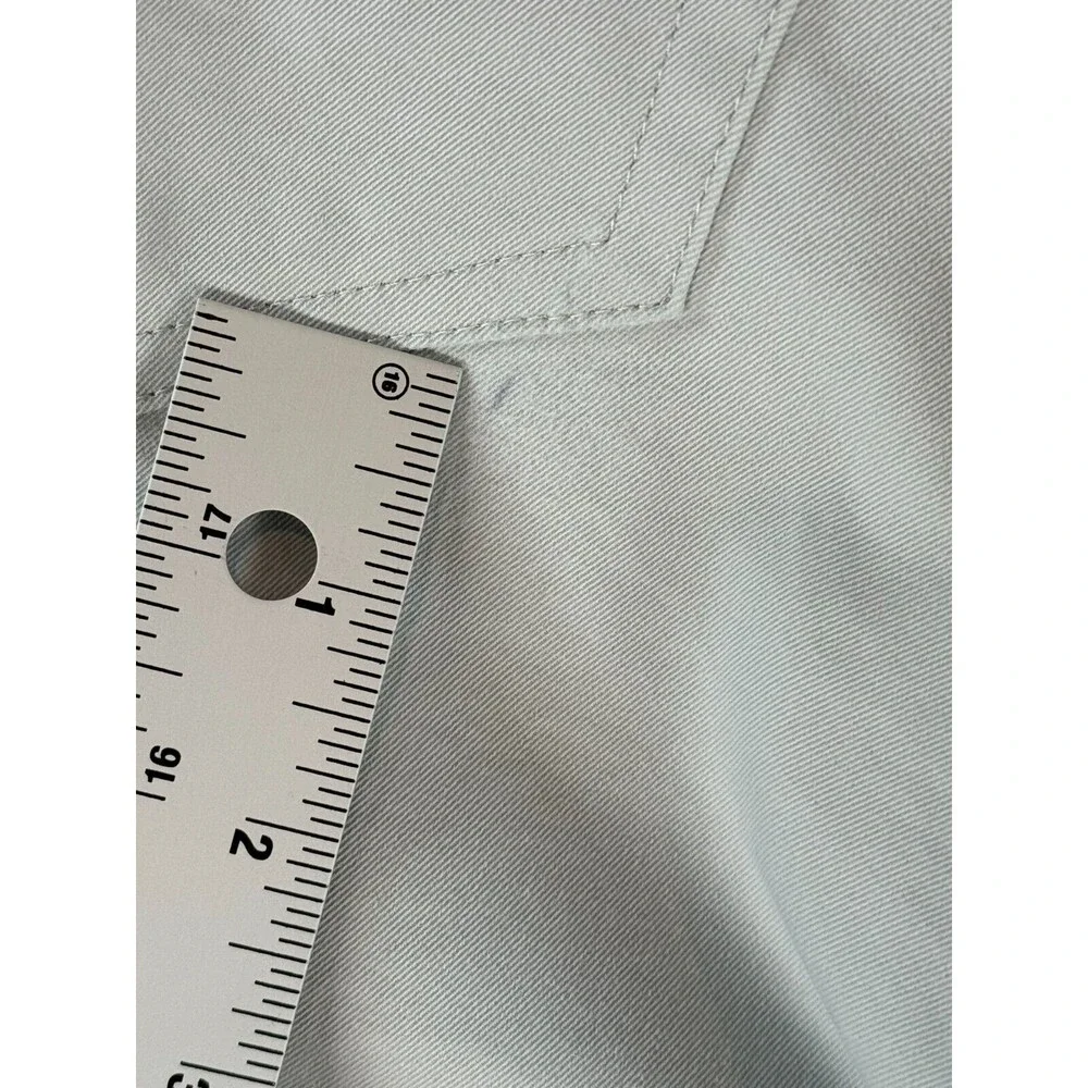 Peter Millar Mens Pants Gray Chino Straight Crown Performance Golf Size 42x32 - Picture 7 of 12